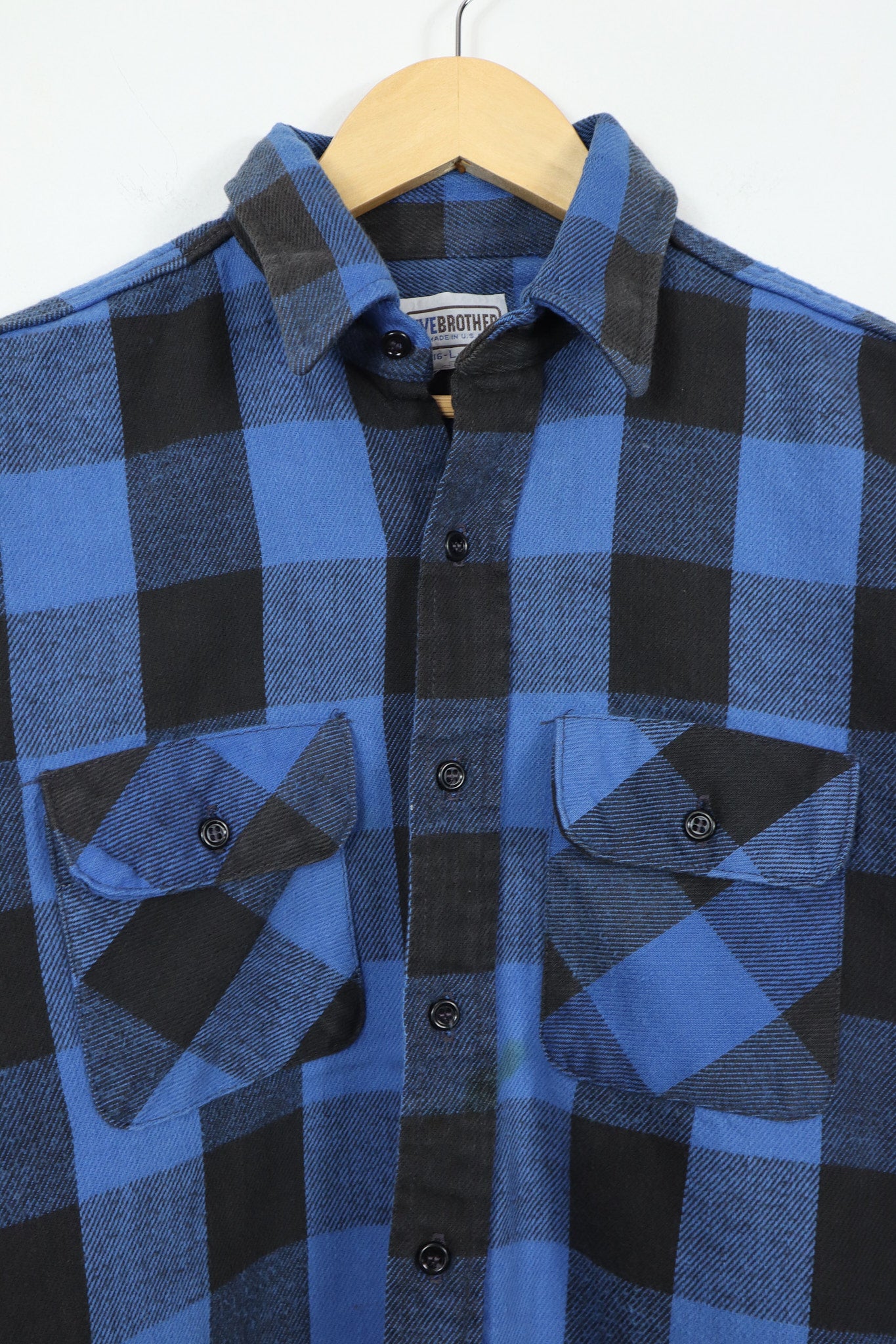 Heavyweight Plaid Button-Down Shirt