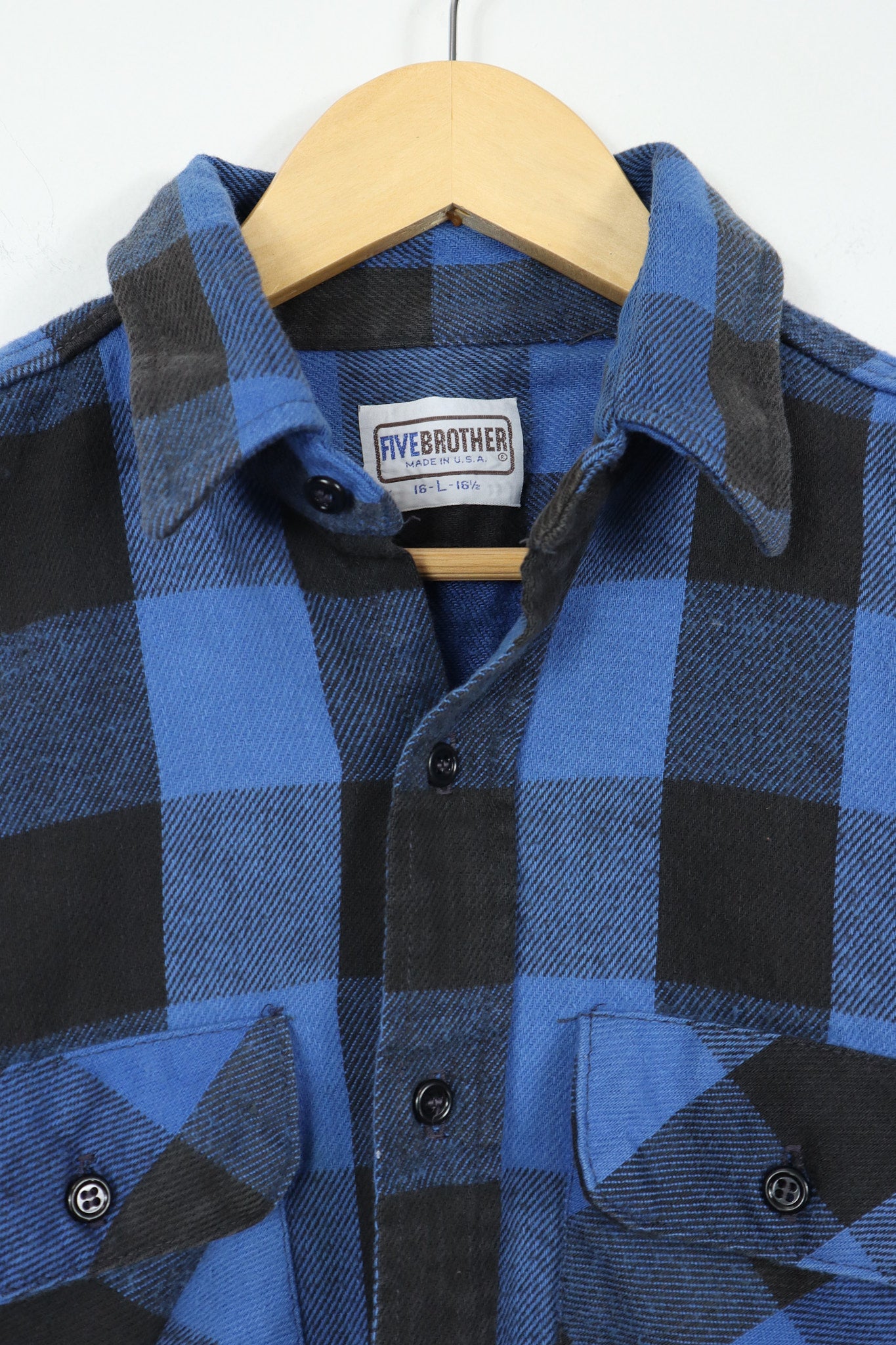Heavyweight Plaid Button-Down Shirt