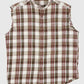 Vintage Sleeveless Plaid Button Down Shirt 03