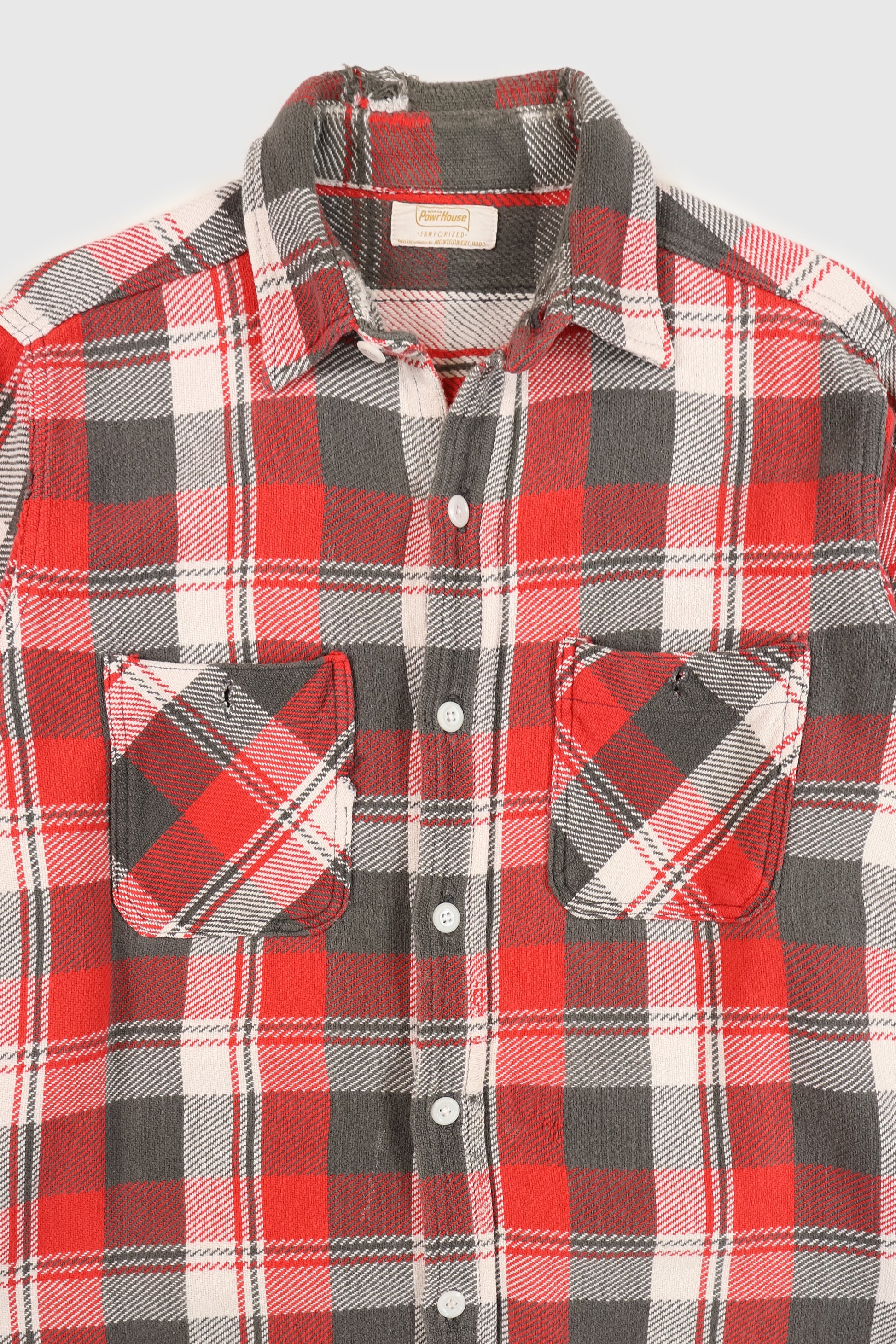 Vintage Frayed Button-Down Image 1