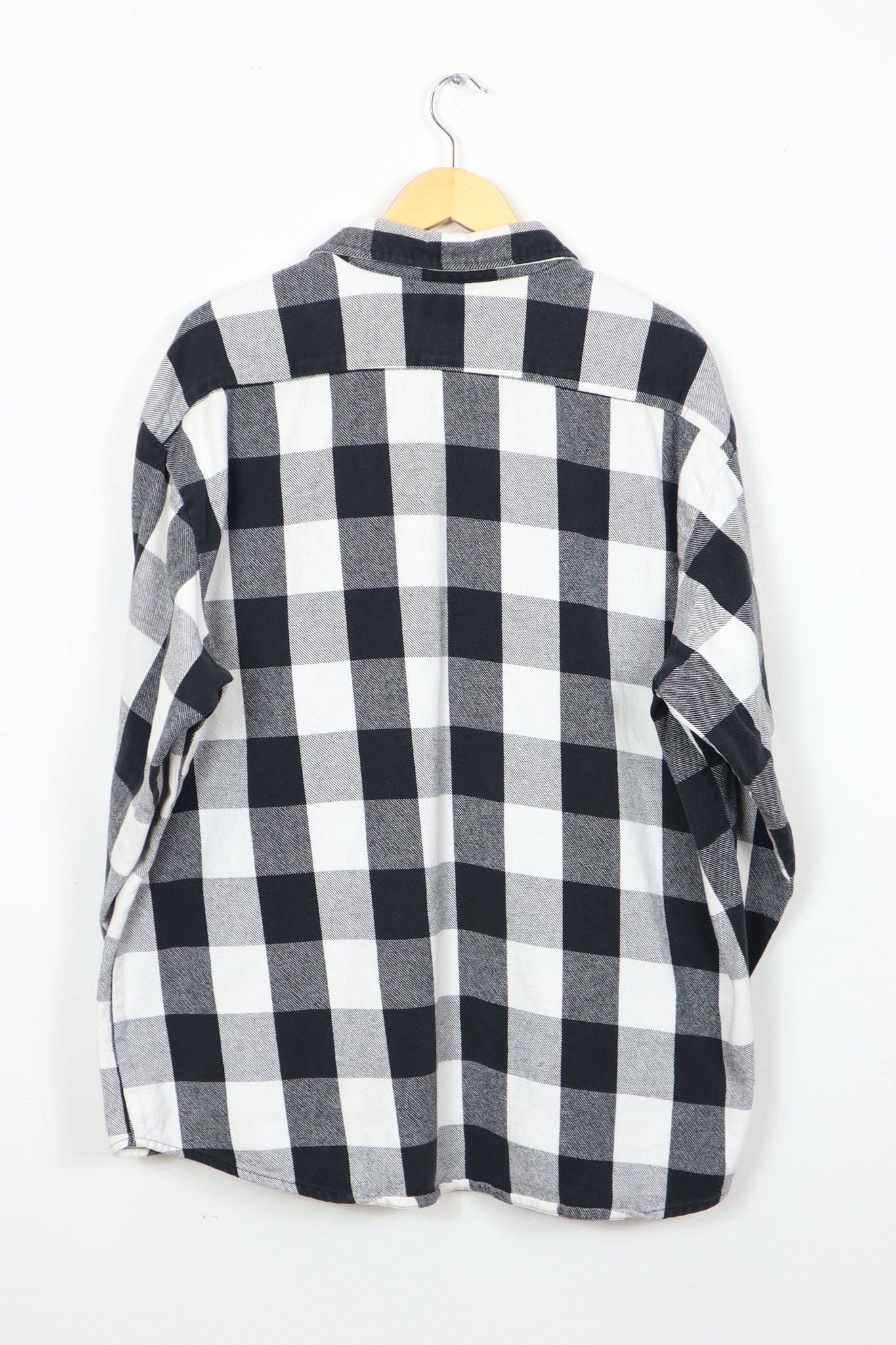 Vintage Black Heavyweight Button-Down Shirt