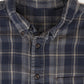 Vintage Plaid Flannel Button-Down Shirt Image 2