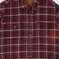 Vintage Heavyweight Red Plaid Button-Down Shirt