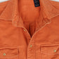 Vintage Orange Flannel Button-Down Shirt Image 2