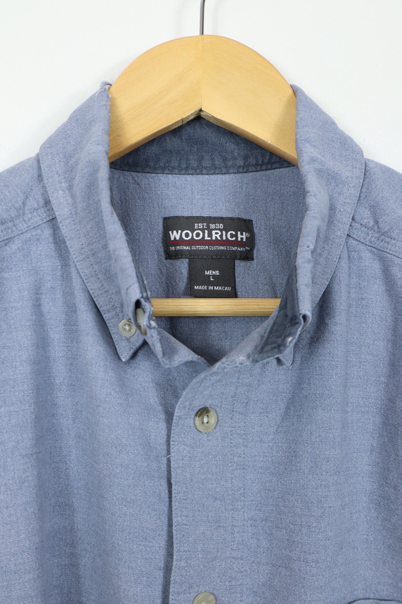 Woolrich Frayed Button-Down Shirt