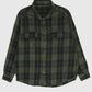 Vintage Green Plaid Button-Down Shirt Image 0