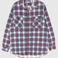 Vintage Plaid Flannel Button-Down Shirt Image 0
