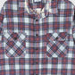 Vintage Plaid Flannel Button-Down Shirt Image 1