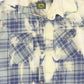 Vintage Bleached Heavyweight Flannel Button-Down Shirt Image 2