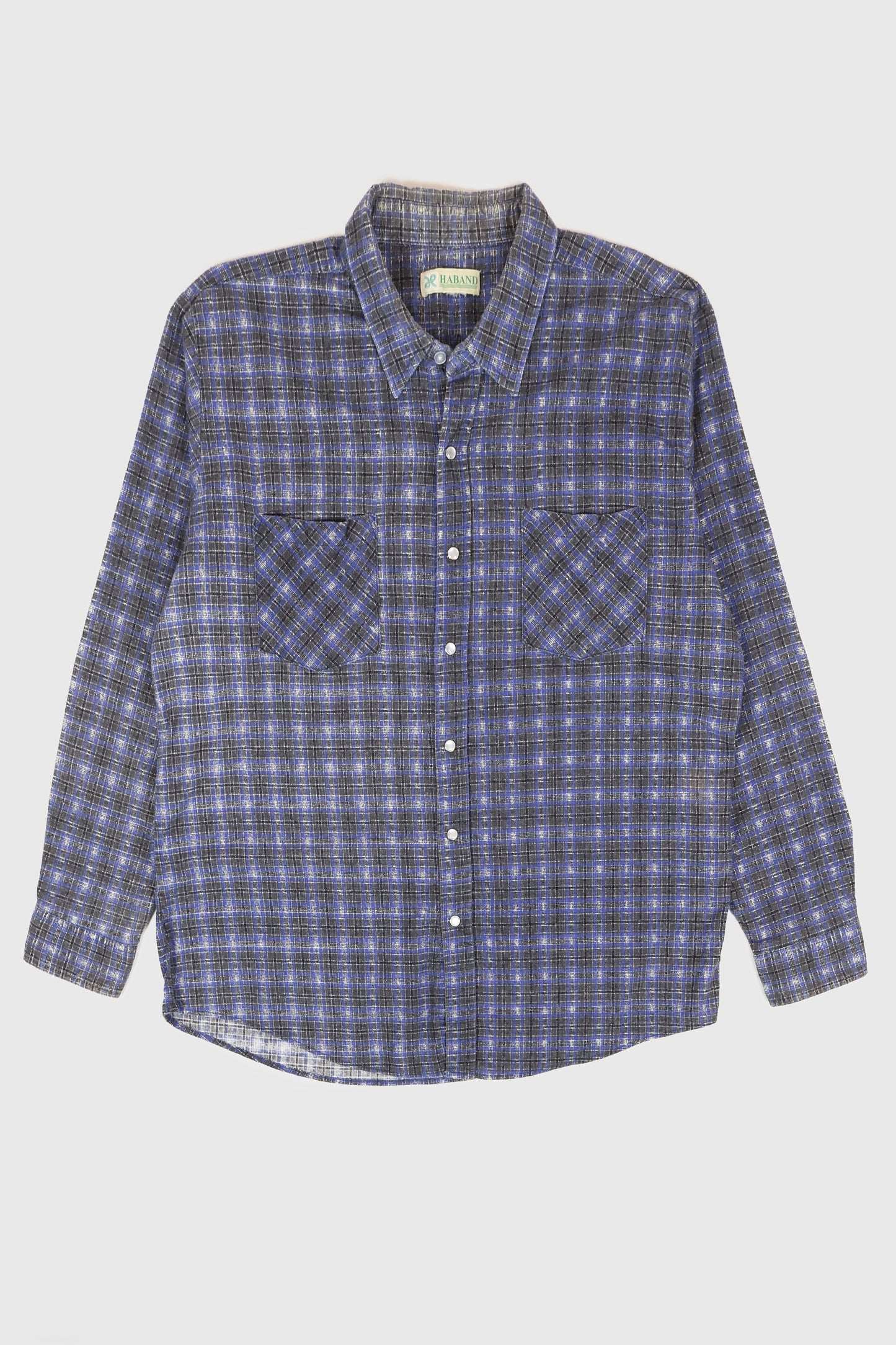 Vintage Snap Button Flannel Shirt