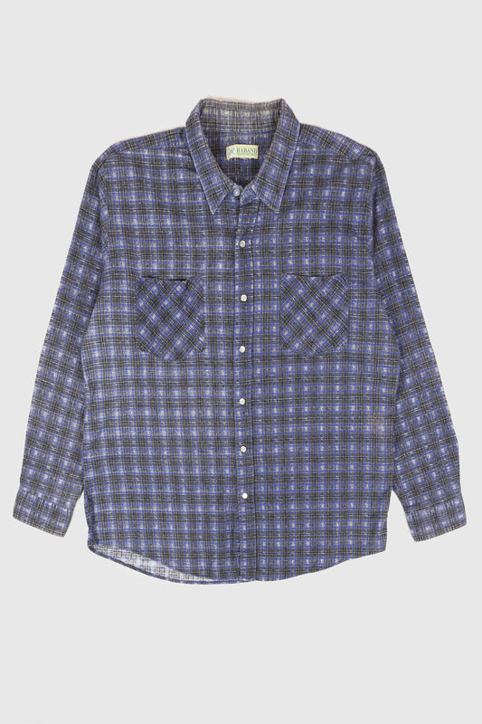 Vintage Snap Button Flannel Shirt
