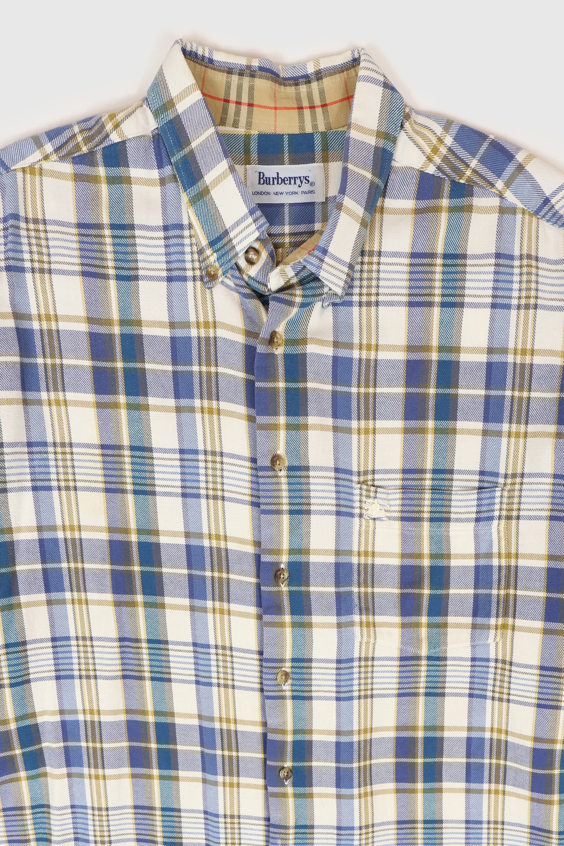 Vintage 90's Burberrys Button-Down Shirt Image 1