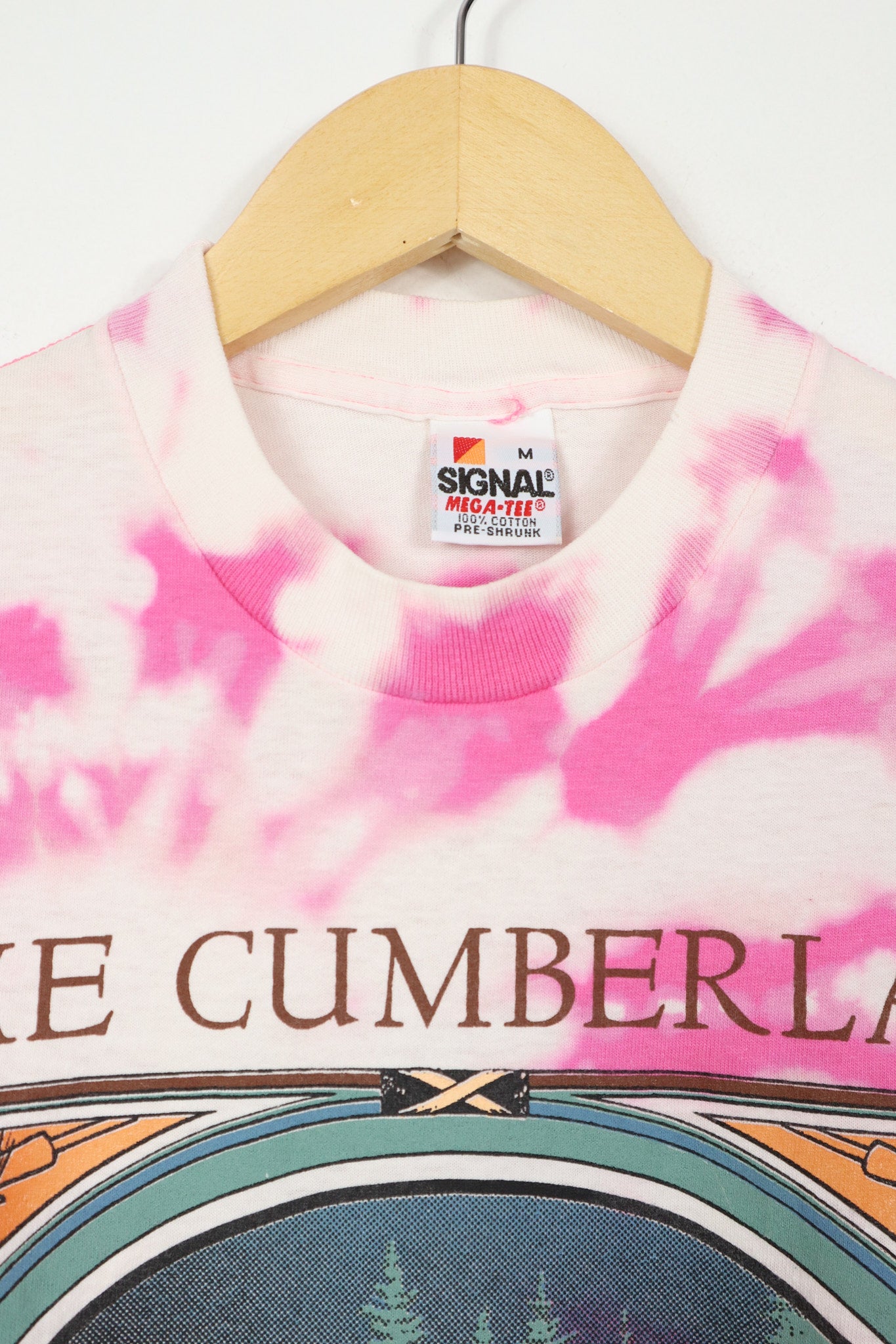 Vintage Bleached Lake Cumberland Fishing Tee