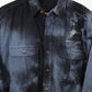 Upcycled Dyed Flannel Button-Down