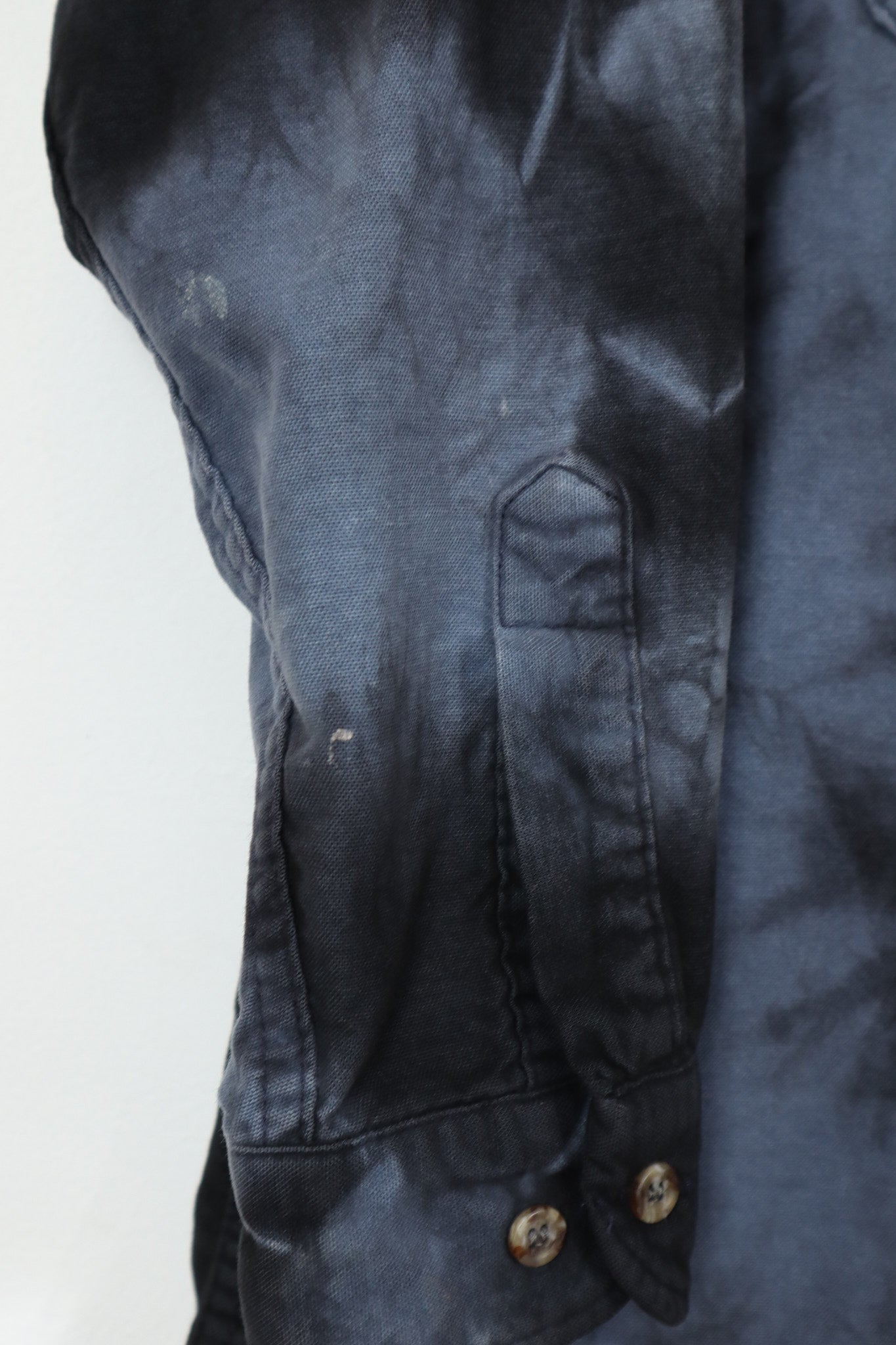 Upcycled Dyed Flannel Button-Down