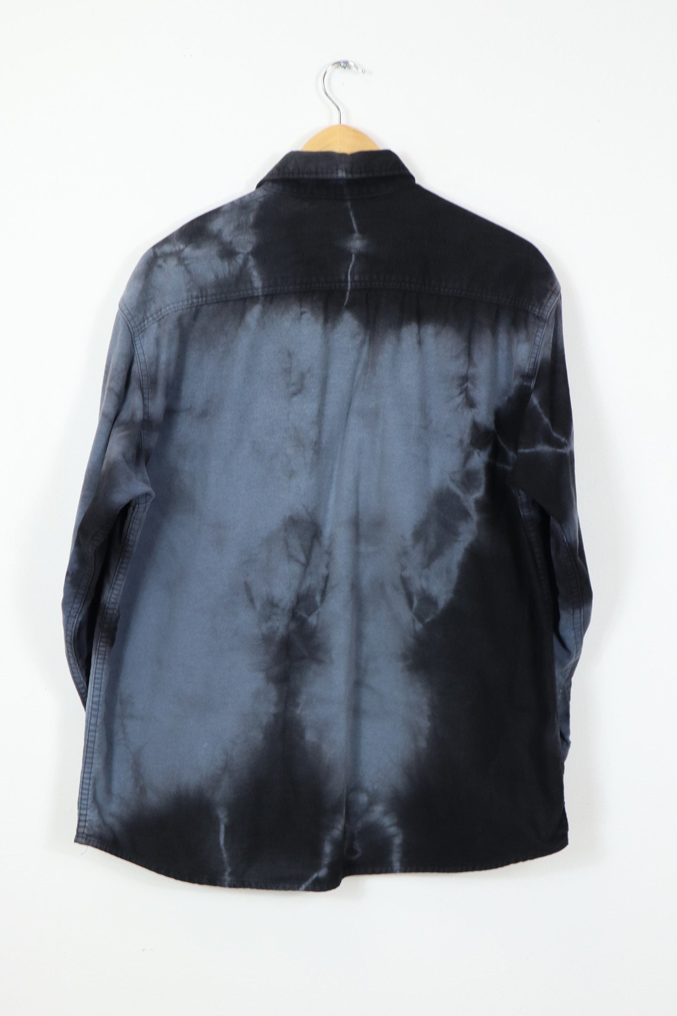 Upcycled Dyed Flannel Button-Down