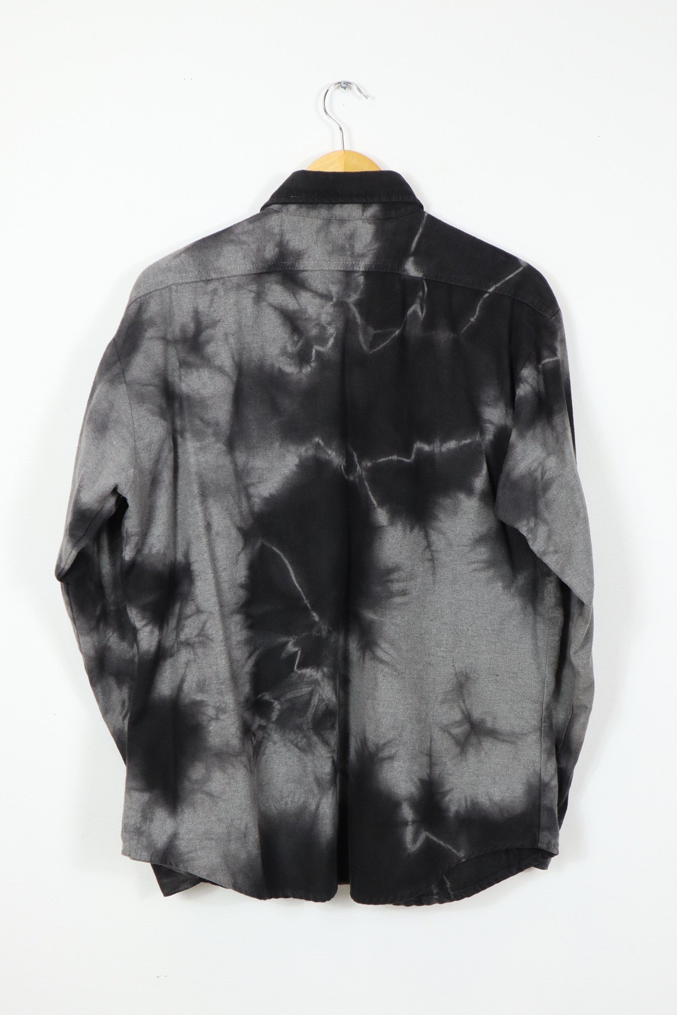 Upcycled Dyed Flannel Button-Down