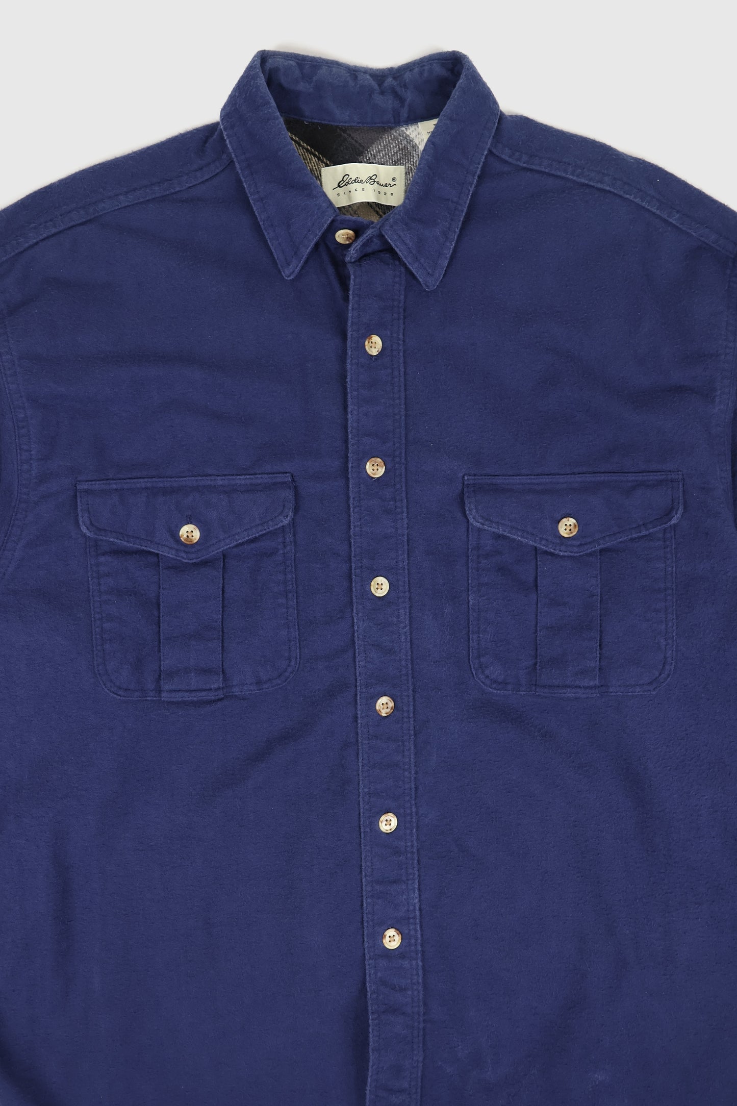 Vintage Eddie Bauer Flannel Button-Down Shirt