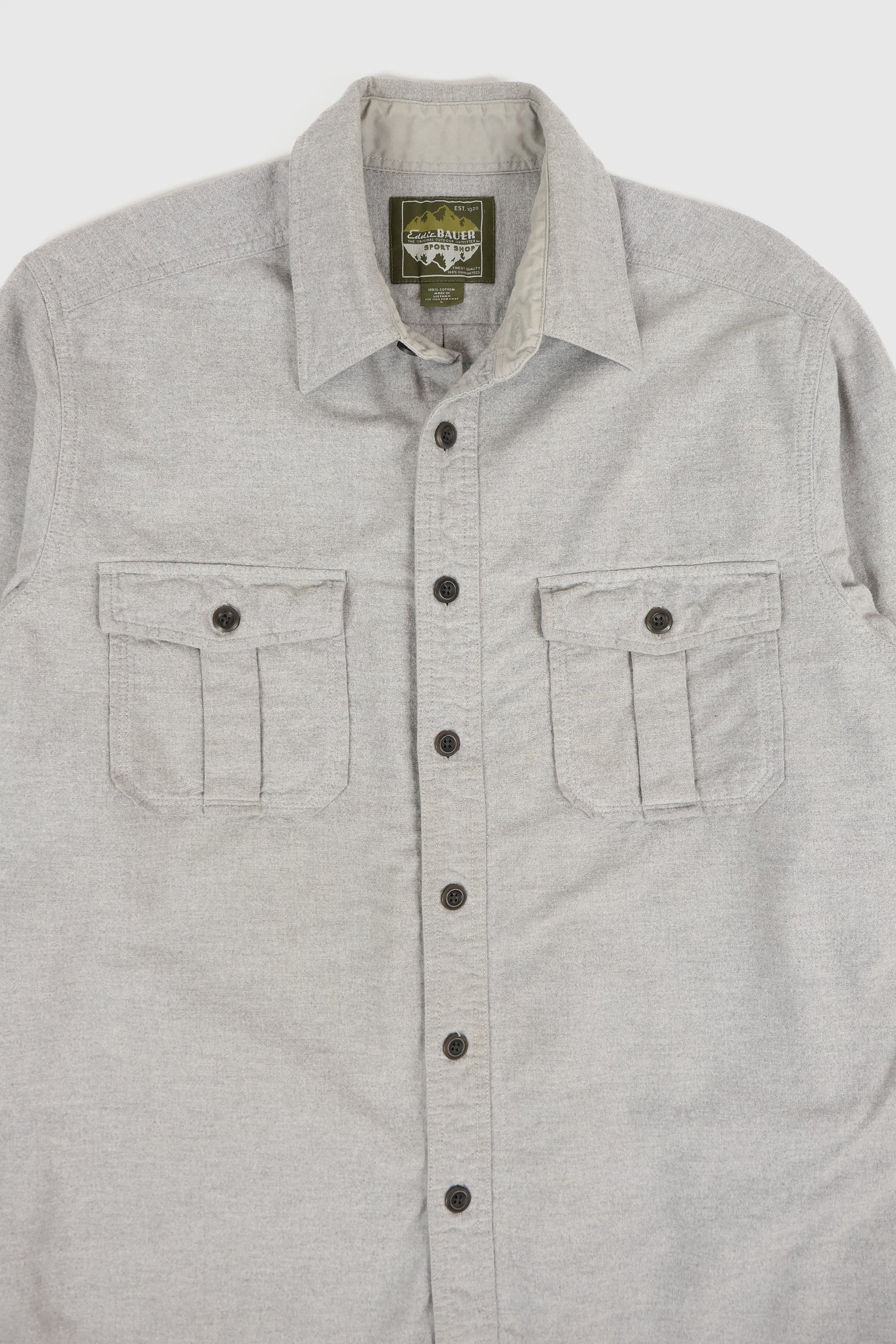 Vintage Eddie Bauer Flannel Button-Down Shirt Image 1