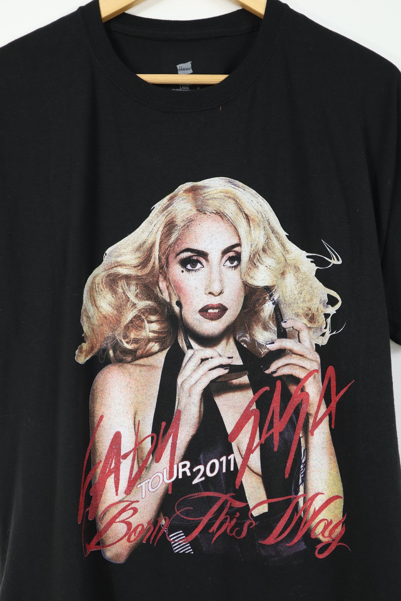 Lady Gaga 2011 Born This Way Tour Tee