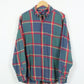 Vintage 90's GAP Green Plaid Button-Down Shirt