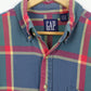 Vintage 90's GAP Green Plaid Button-Down Shirt