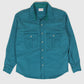 Vintage Green Flannel Button-Down Shirt Image 0