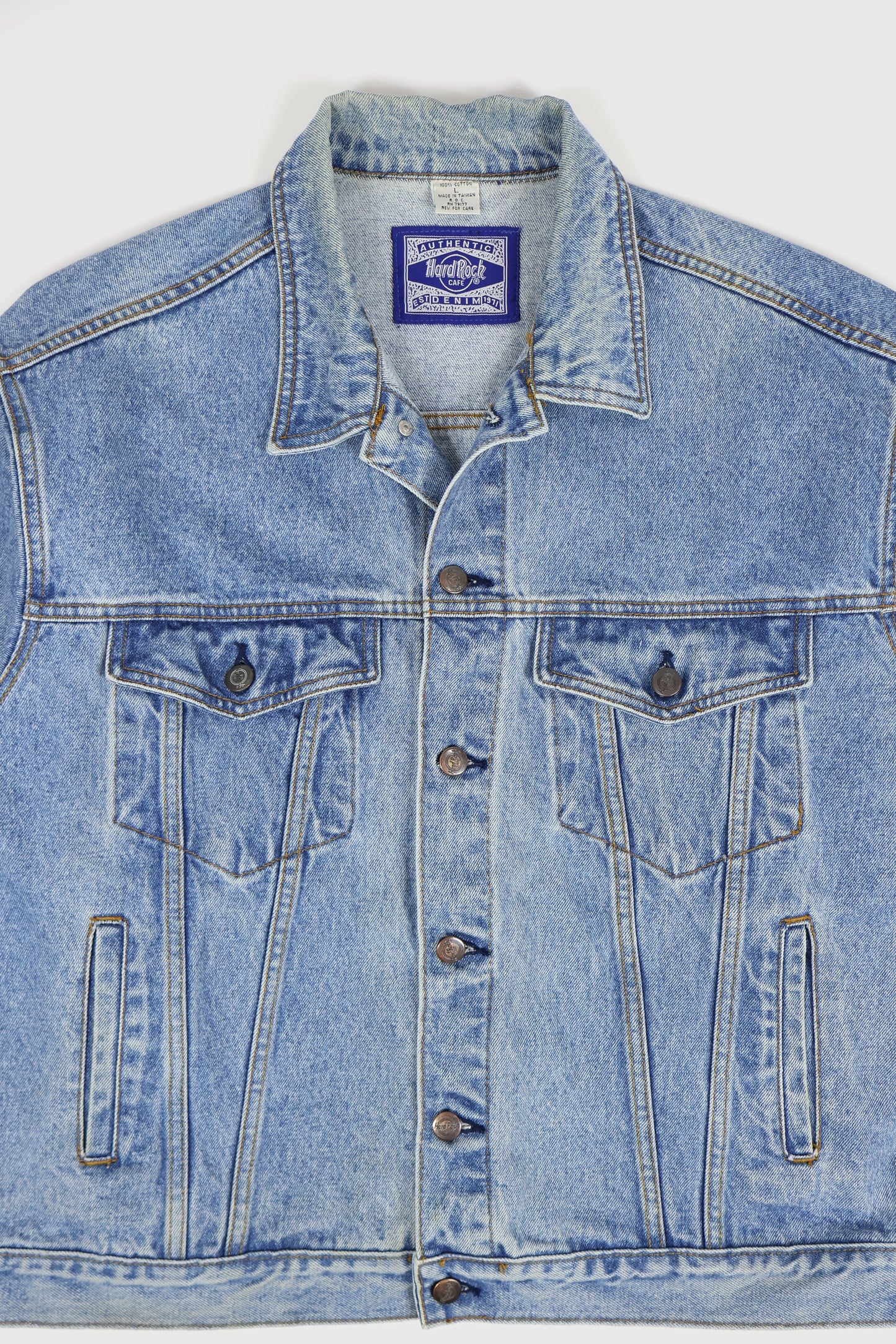 Vintage Hard Rock Philadelphia Denim Jacket