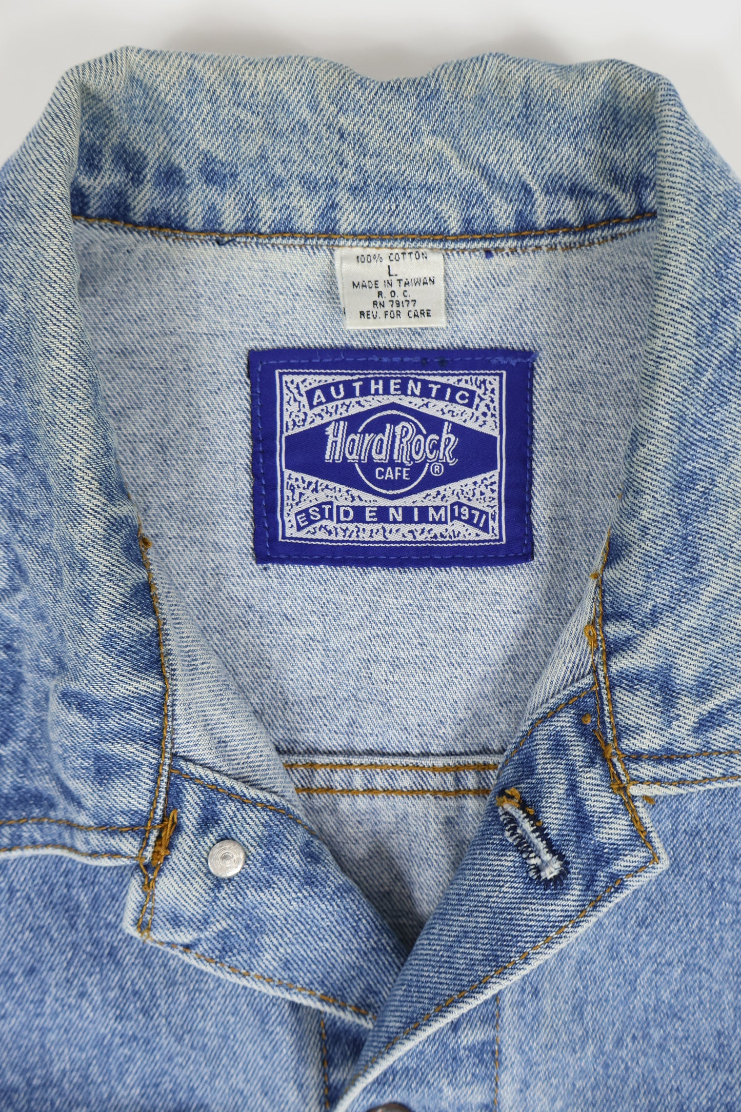 Vintage Hard Rock Philadelphia Denim Jacket