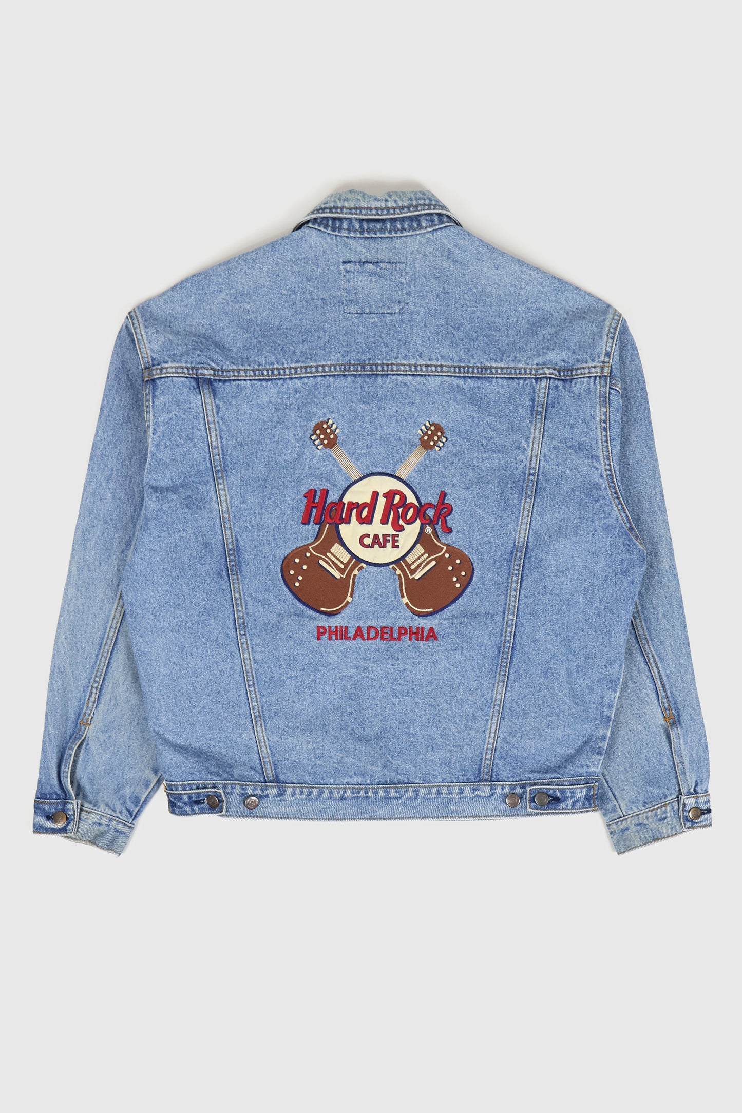 Vintage Hard Rock Philadelphia Denim Jacket