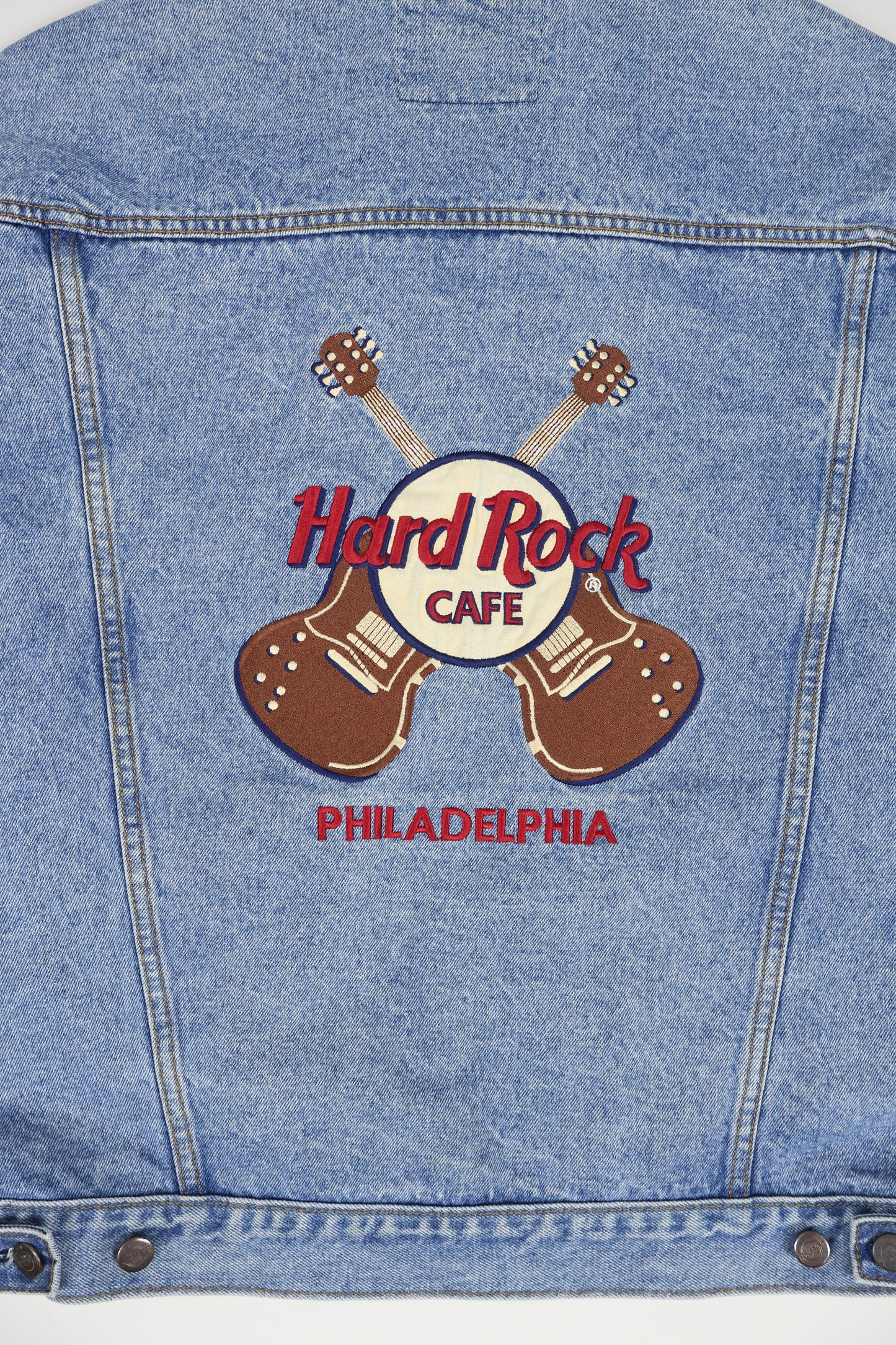 Vintage Hard Rock Philadelphia Denim Jacket