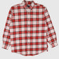 Vintage Red Plaid Button-Down Shirt Image 0