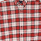 Vintage Red Plaid Button-Down Shirt Image 1