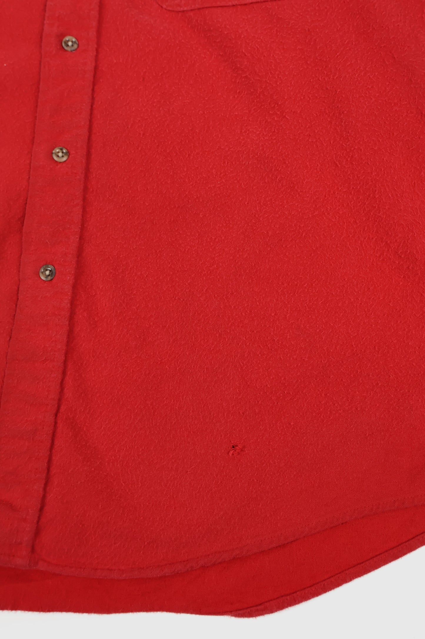 Vintage Red Flannel Button-Down Shirt 01 Image 3
