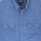 Vintage Land's End Frayed Button-Down Shirt Image 1