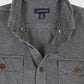 Vintage Land's End Flannel Button-Down Shirt Image 2