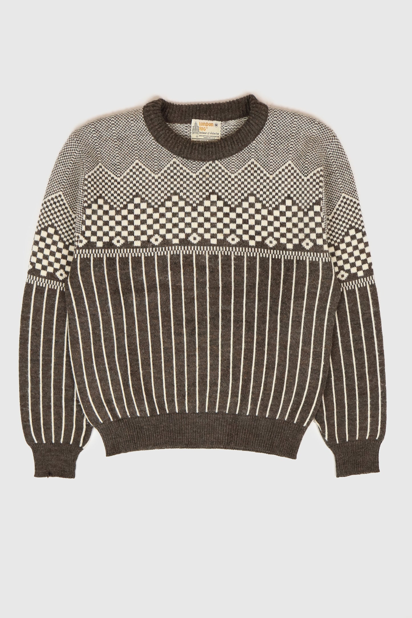 Vintage Striped Pattern Sweater Image 0