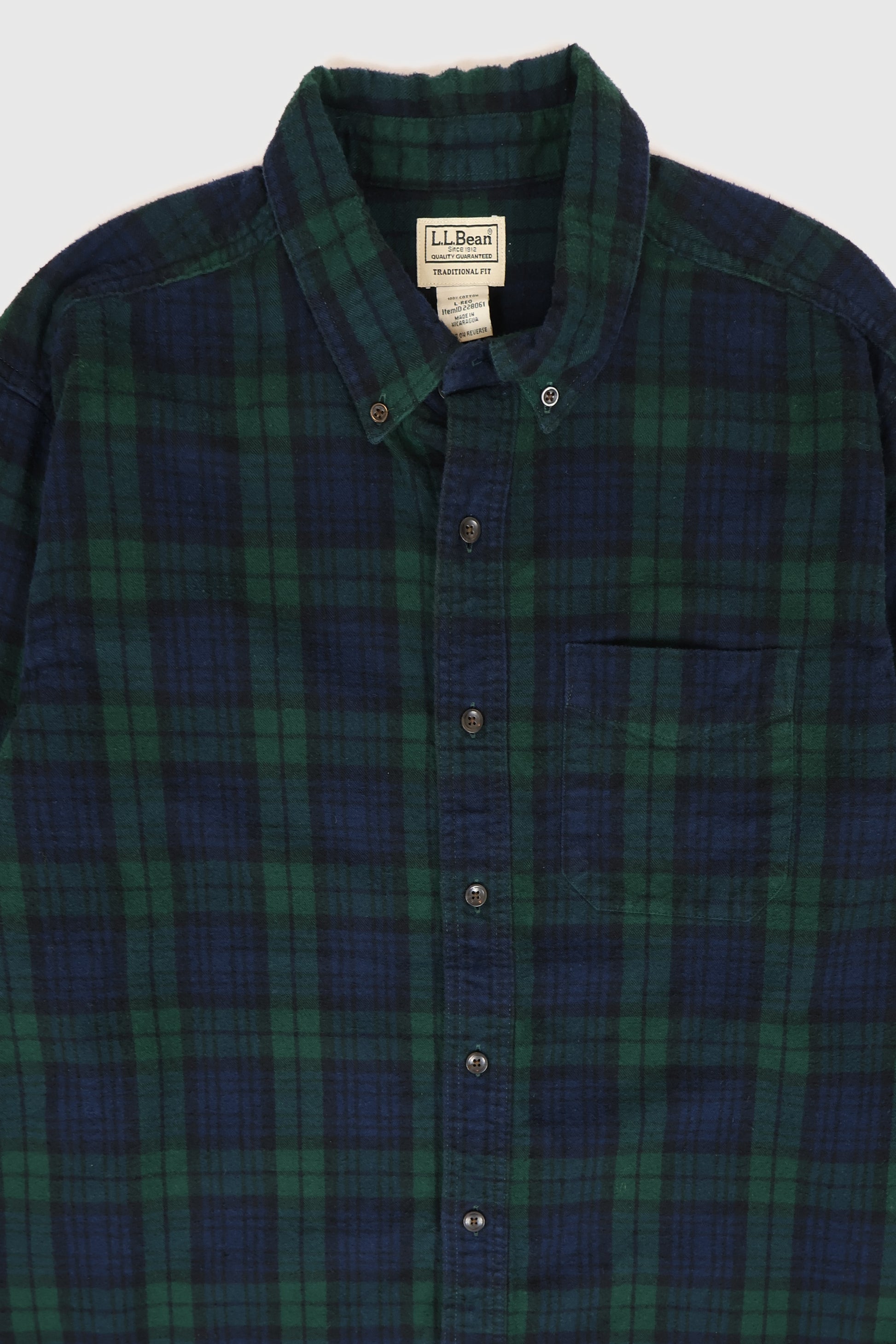 Vintage L.L. Bean Flannel Button-Down Shirt Image 1