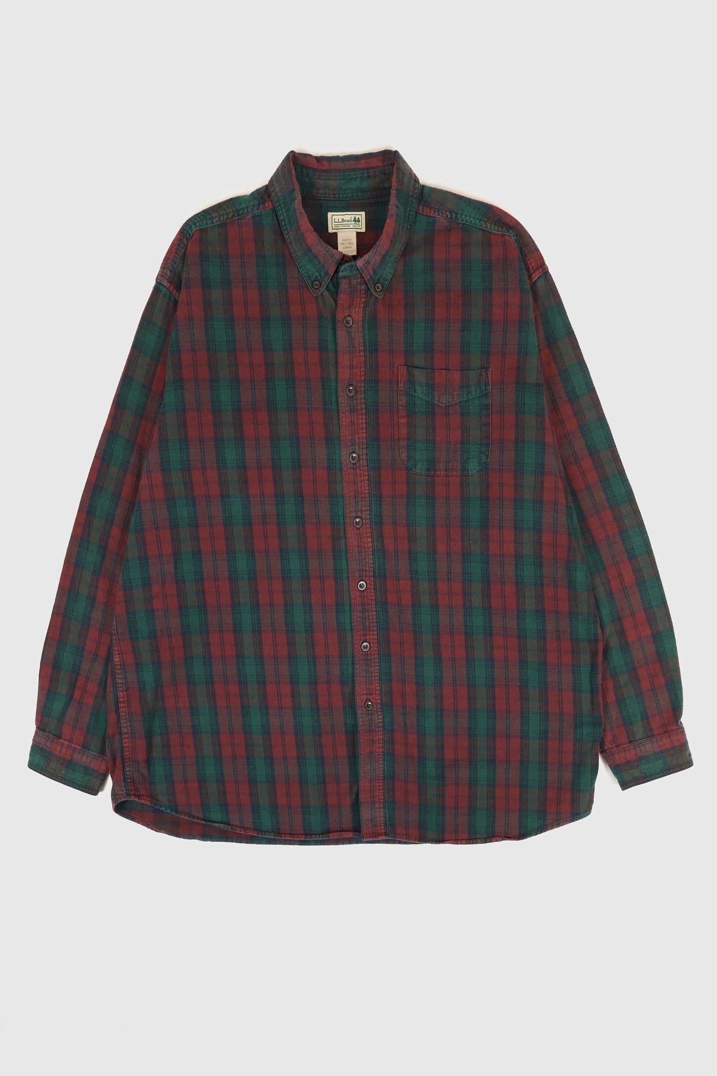 Vintage L.L. Bean Flannel Button-Down Shirt Image 0