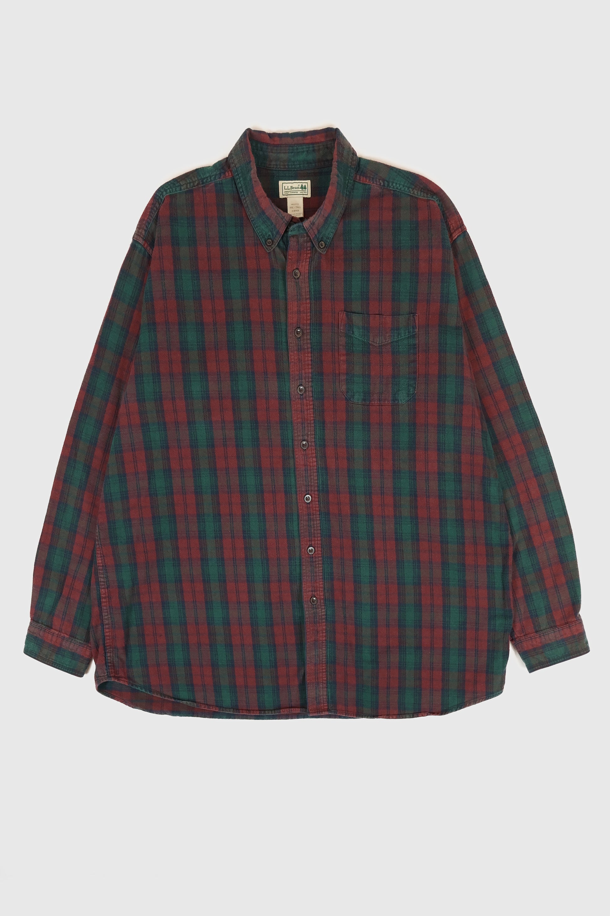 Vintage L.L. Bean Flannel Button-Down Shirt Image 0