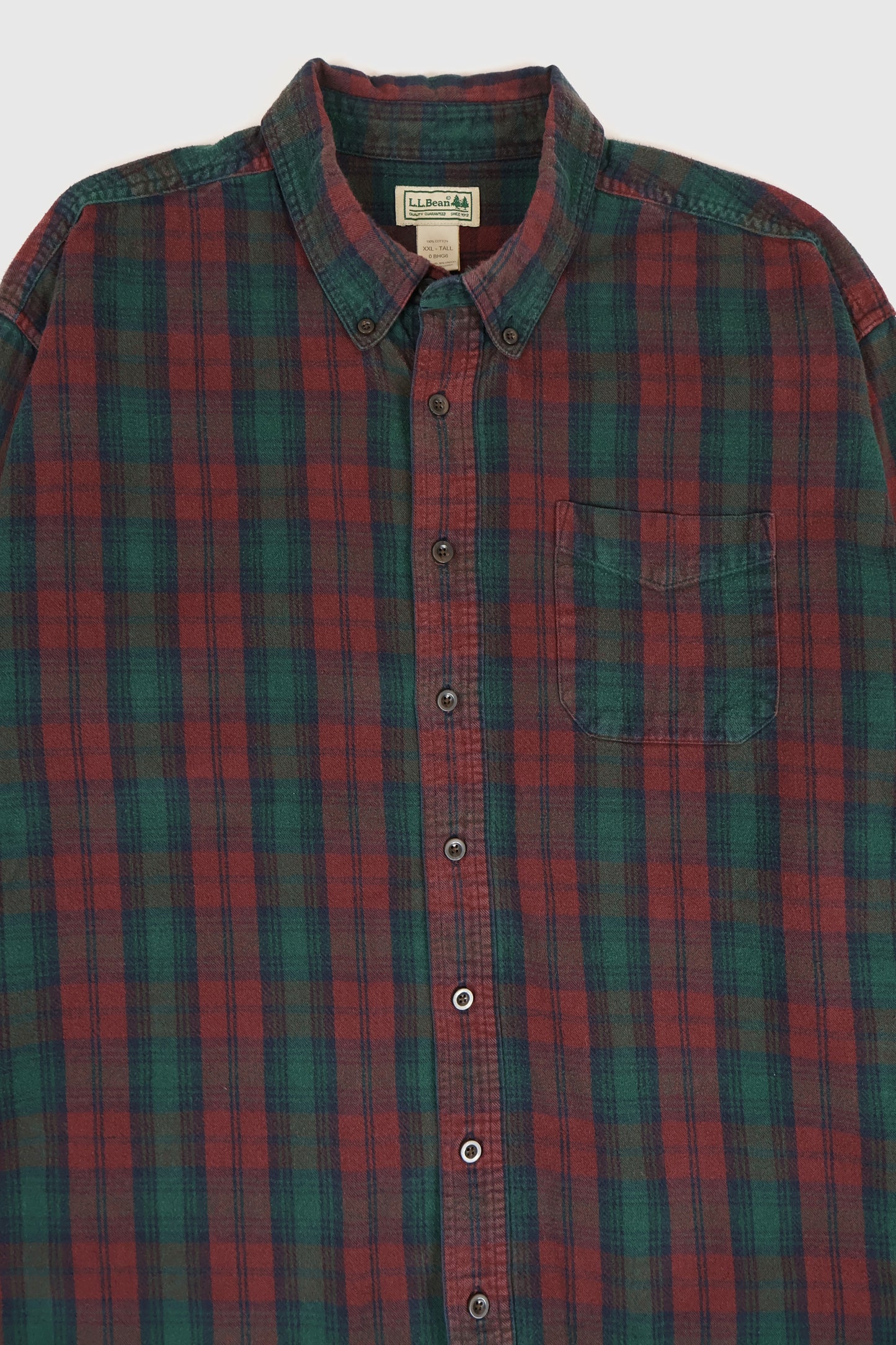 Vintage L.L. Bean Flannel Button-Down Shirt