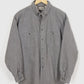 Vintage L.L. Bean Grey Flannel Button-Down Shirt