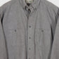 Vintage L.L. Bean Grey Flannel Button-Down Shirt