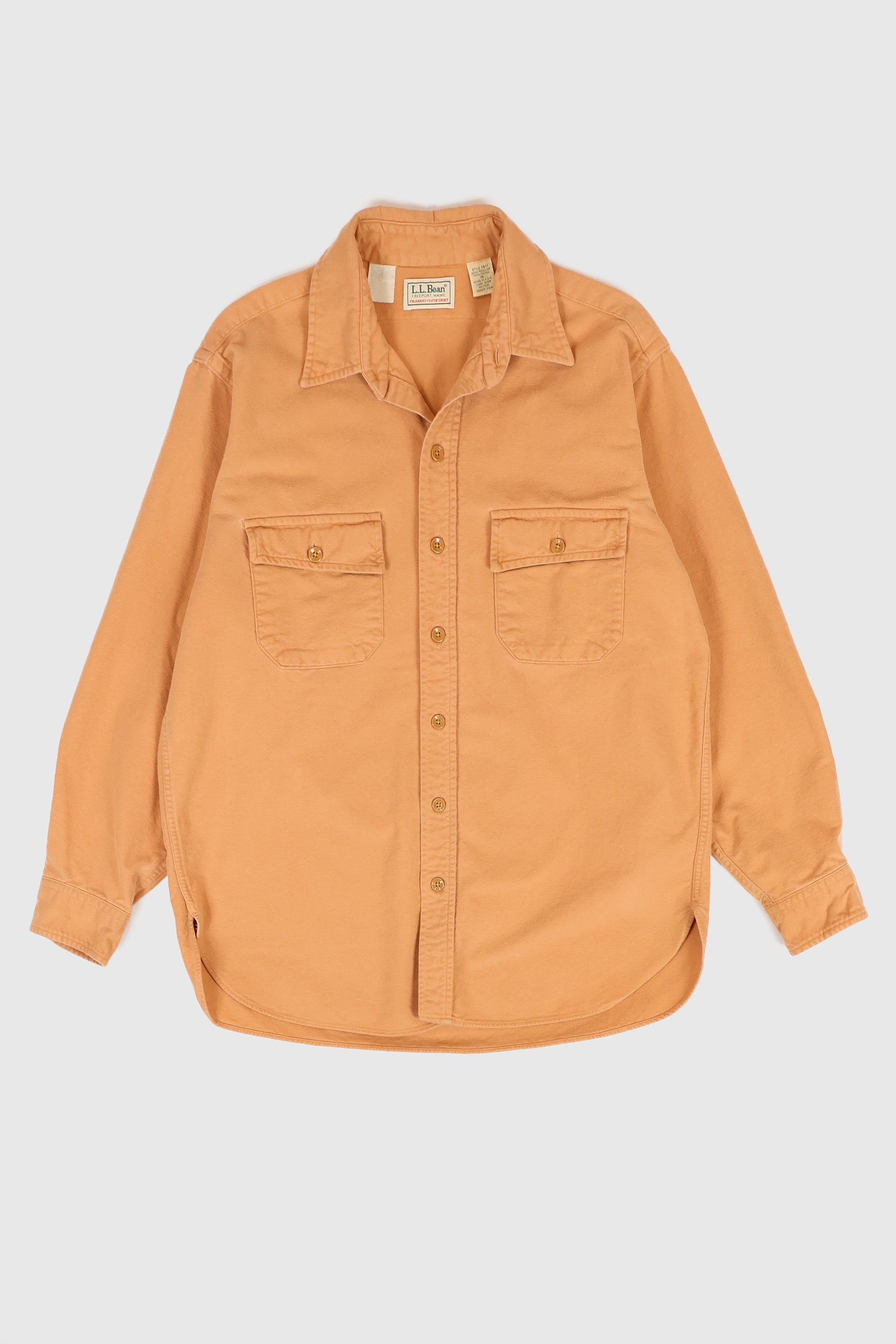 Vintage L.L. Bean Flannel Button-Down Shirt Image 0