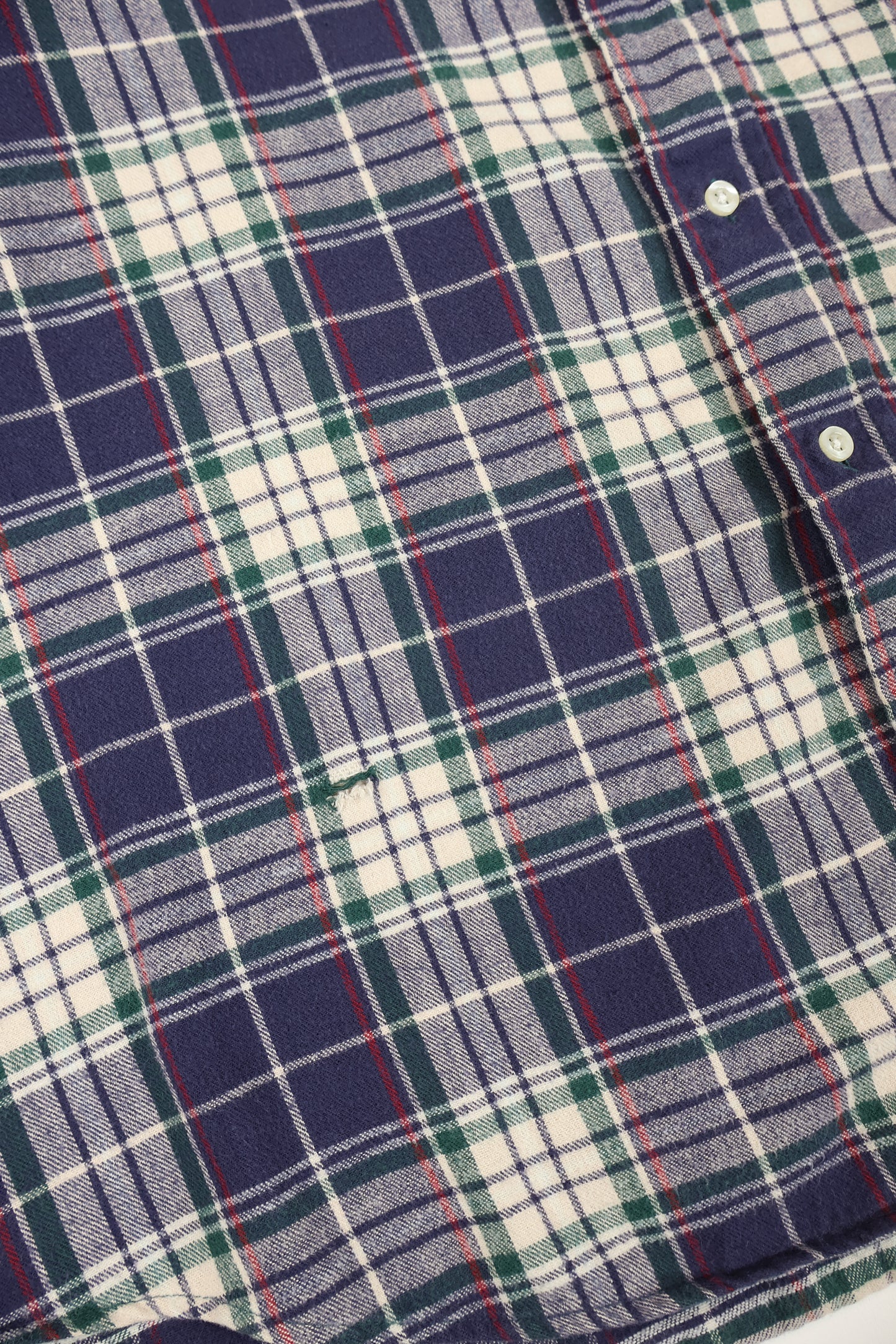 Vintage L.L. Bean Plaid Button-Down Shirt Image 3
