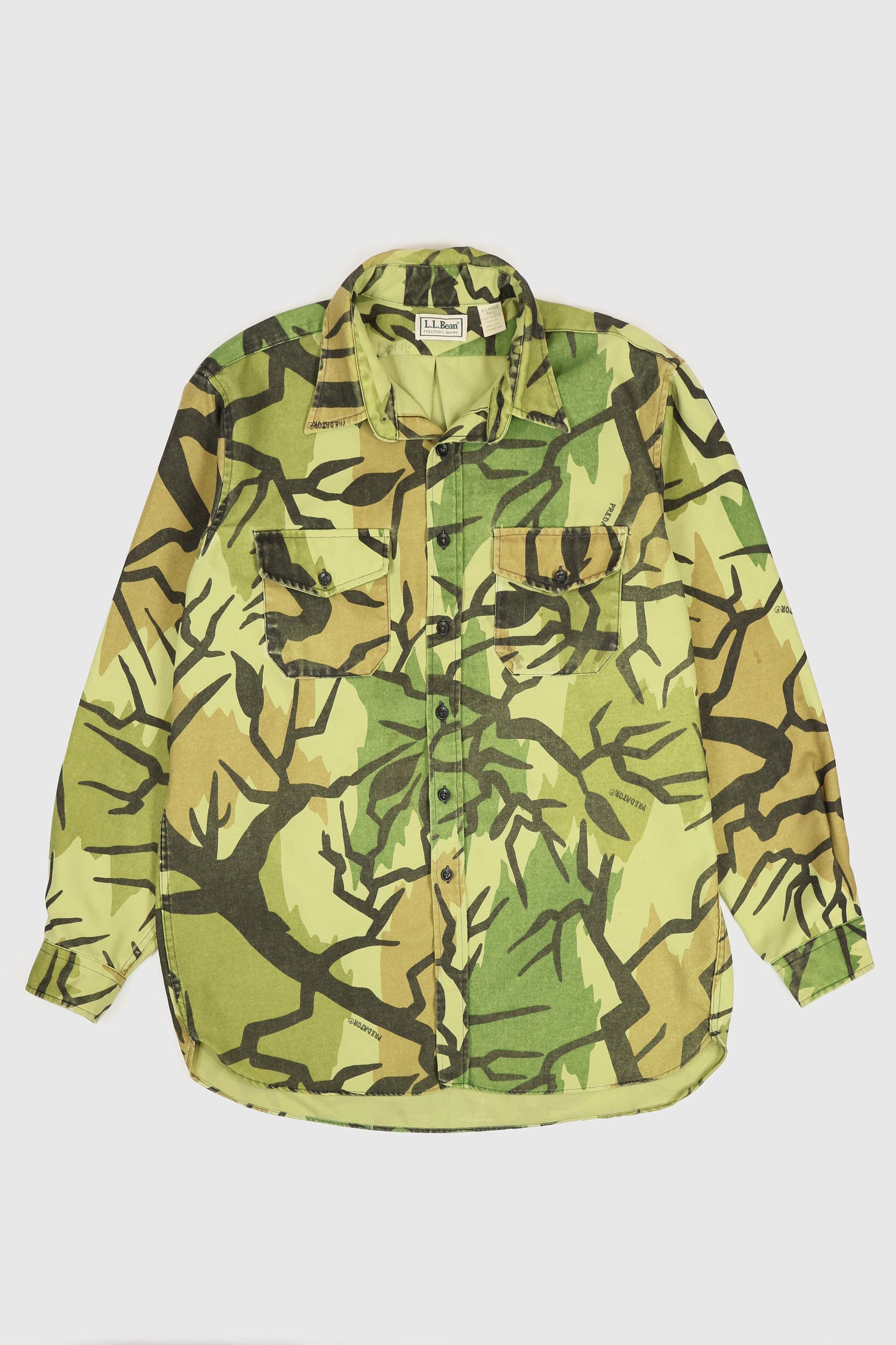 Vintage L.L. Bean Camo Button-Down Shirt Image 0