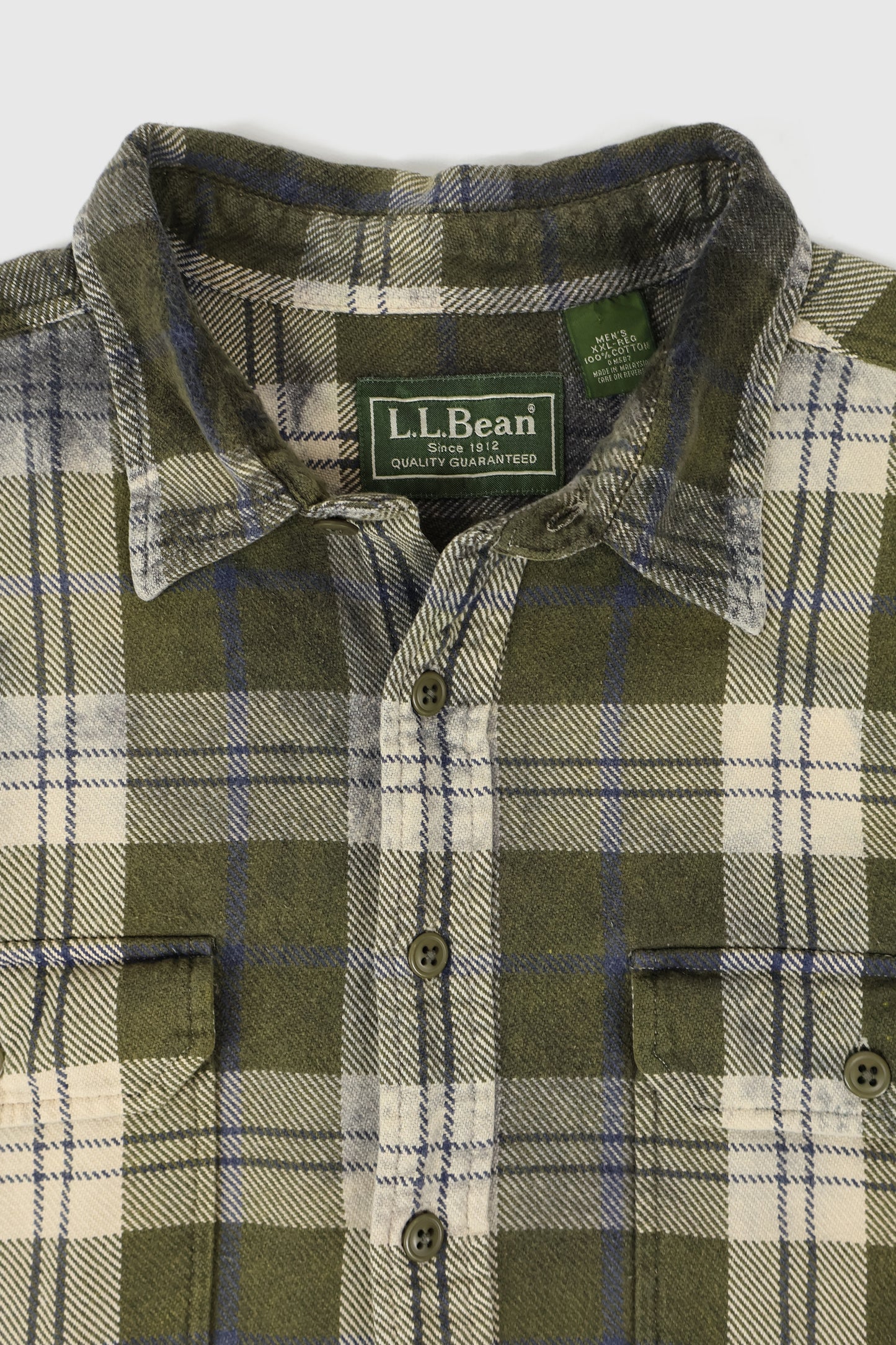 Vintage L.L. Bean Heavyweight Plaid Button-Down Shirt