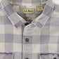 Vintage L.L. Bean Distressed Plaid Flannel Button Down Shirt Image 2