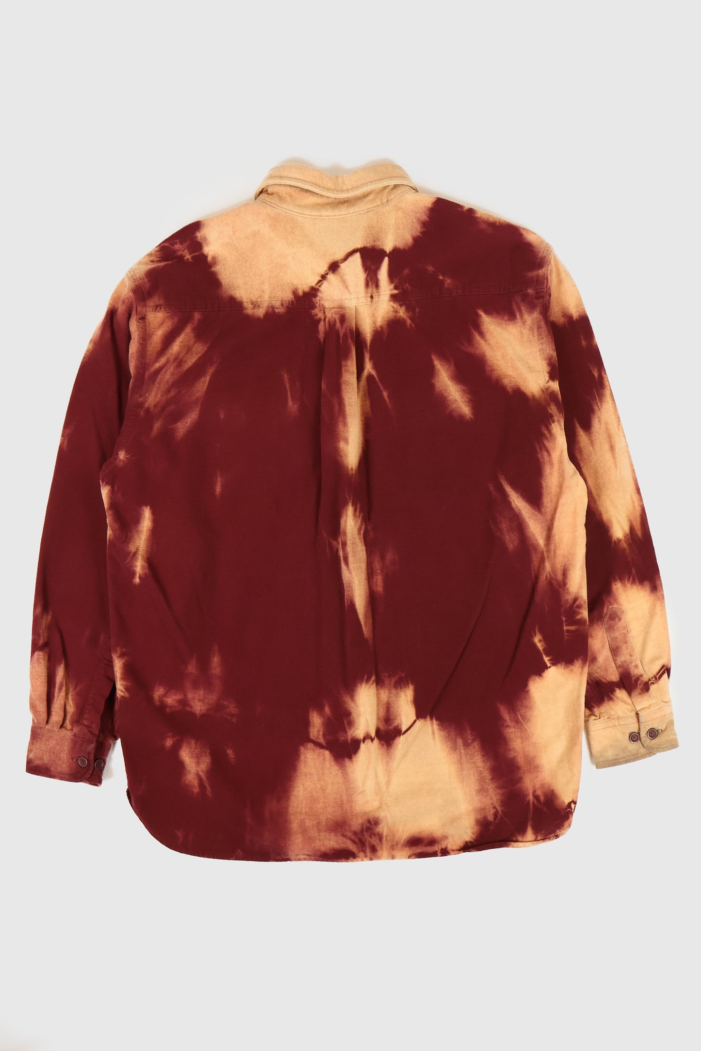 Vintage L.L. Bean Bleached Button-Down Flannel Shirt Image 1