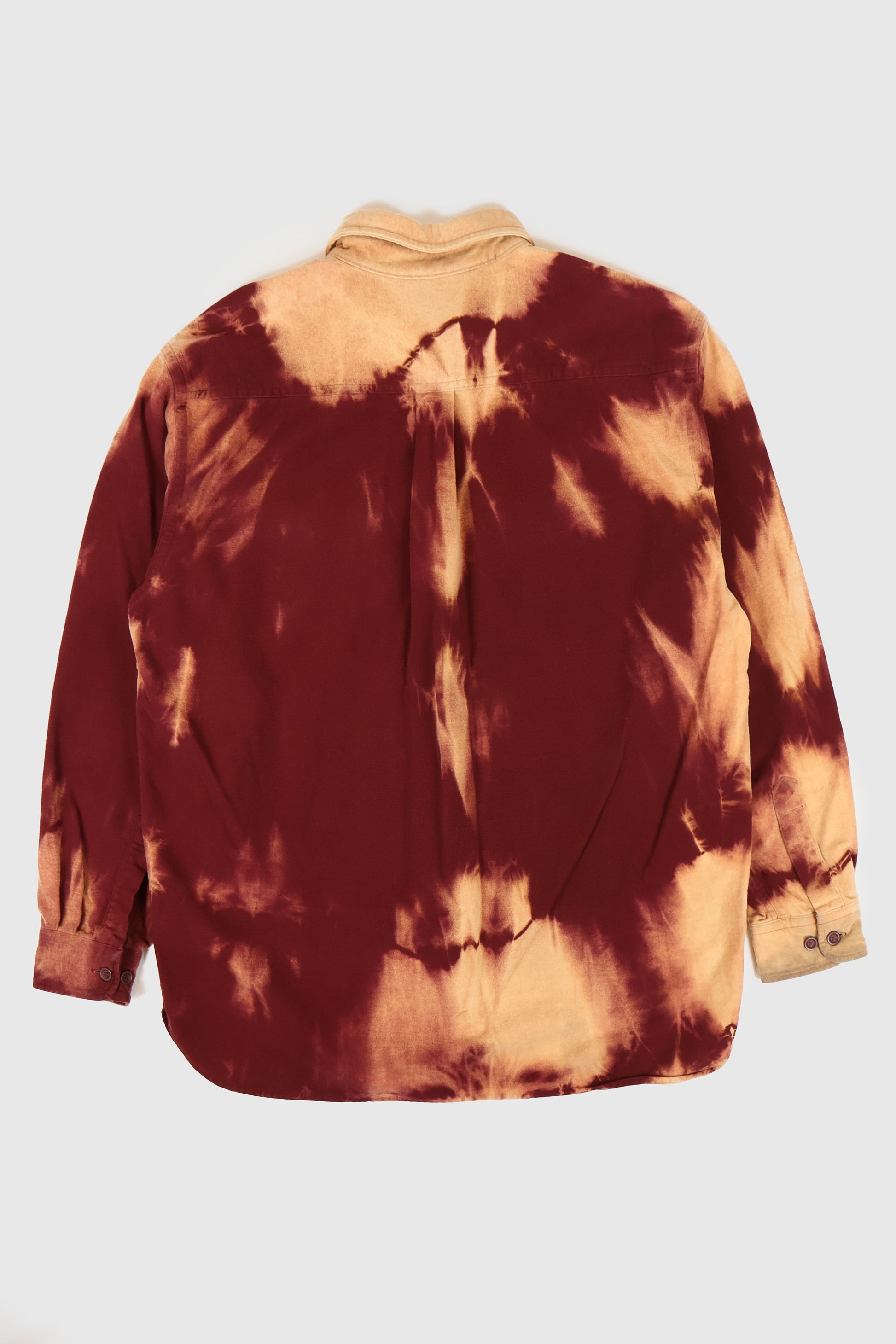 Vintage L.L. Bean Bleached Button-Down Flannel Shirt Image 1